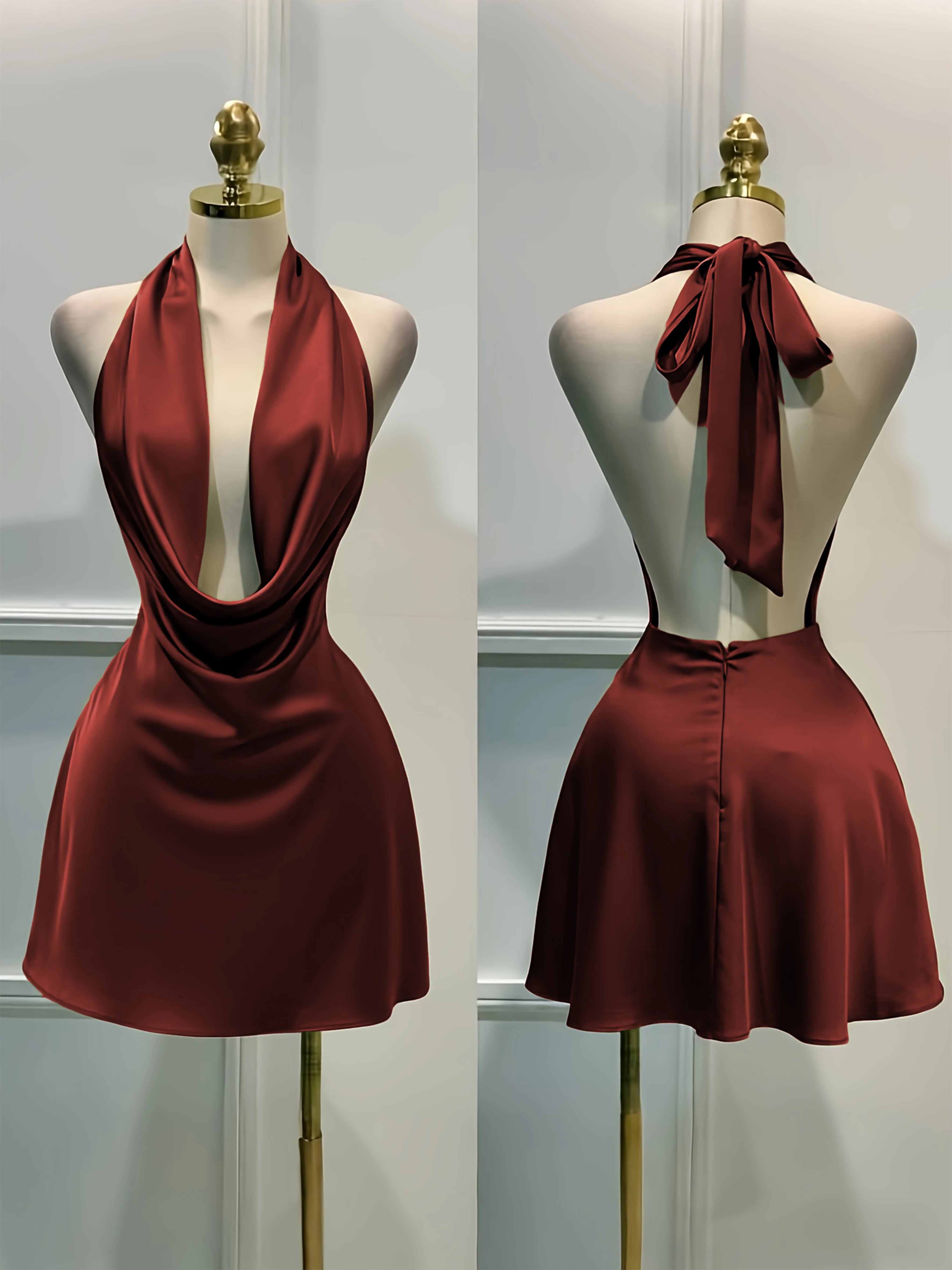 Robe élégante en satin