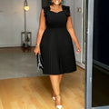 L-4XL Plus Size Clothes Dresses Women Robes Summer Sleeveless Street Style Casual 3XL 4XL Big Size Midi Dress Oversized
