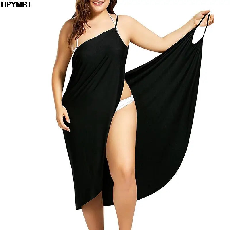 2022 5XL Vestido Halter de Verano para Mujer Color Sólido Tirantes Sexys Cruzados Sin Mangas Ropa de Playa Falda Ropa Femenina Blusas