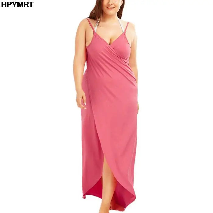 2022 5XL Vestido Halter de Verano para Mujer Color Sólido Tirantes Sexys Cruzados Sin Mangas Ropa de Playa Falda Ropa Femenina Blusas