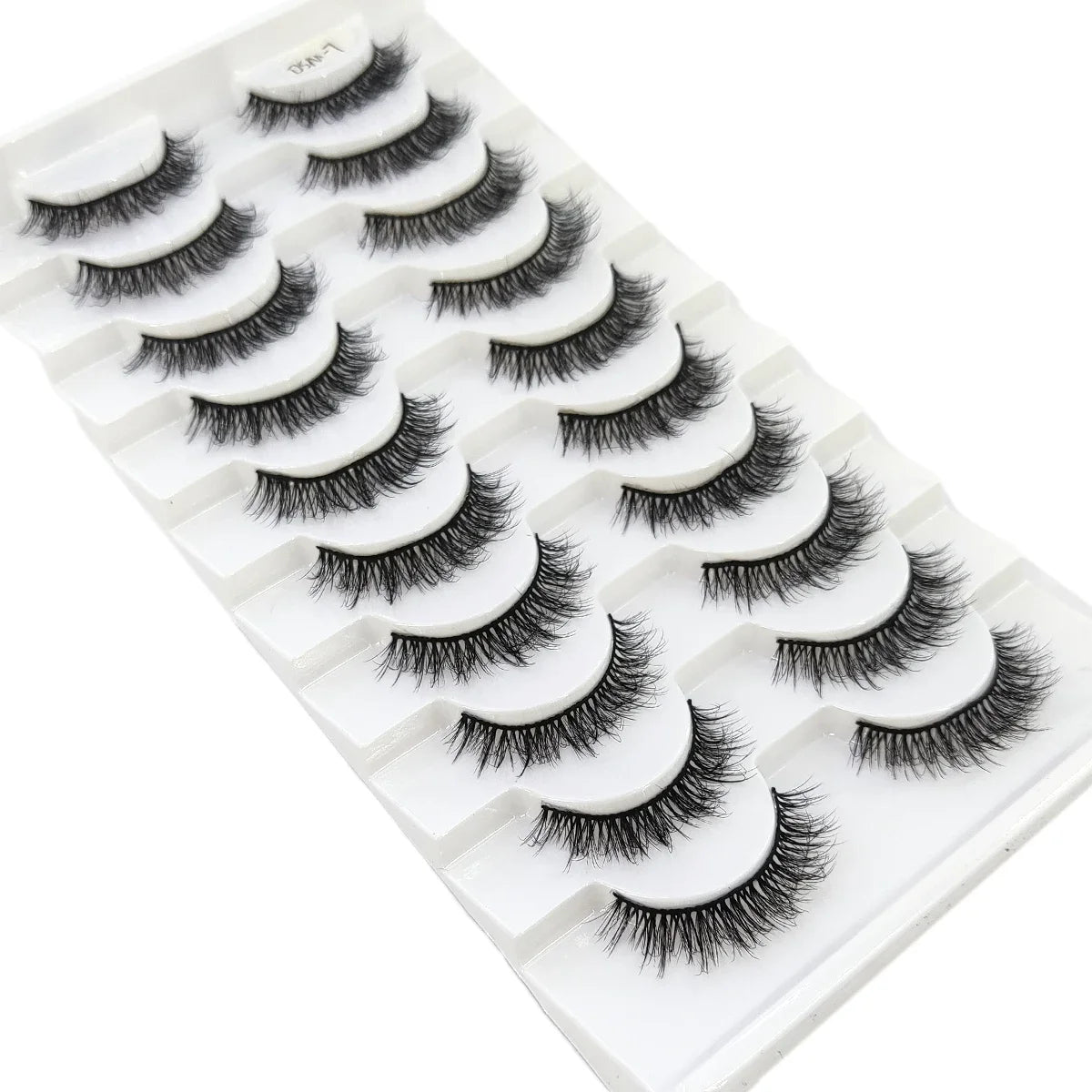 AMSDCN 8/10 Pairs Faux Mink False Eyelashes Natural Long Makeup 3d Mink Lashes Extension Eyelashes Short Mink Lashes for Beaut